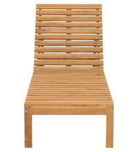 Sonnenliege Massivholz Teak