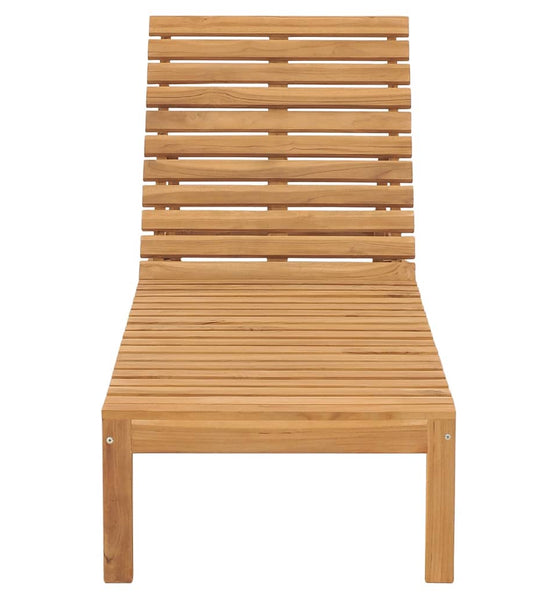 Sonnenliege Massivholz Teak