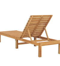 Sonnenliege Massivholz Teak