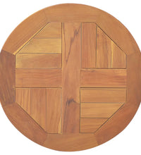Tischplatte Massivholz Teak Rund 2,5 cm 40 cm