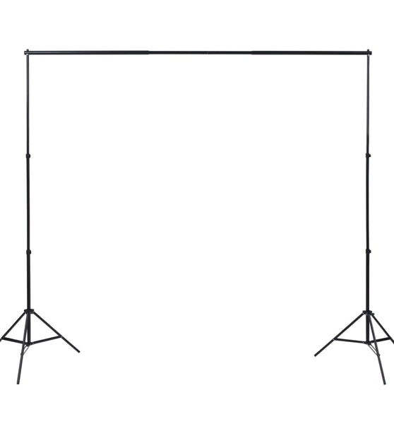 Fotostudio-Set mit Softbox-Lampen, Hintergrund und Reflektor