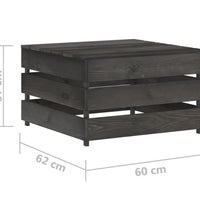 Garten-Palettentisch Imprägniertes Kiefernholz