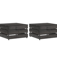 Garten-Palettentische 2 Stk. Imprägniertes Kiefernholz