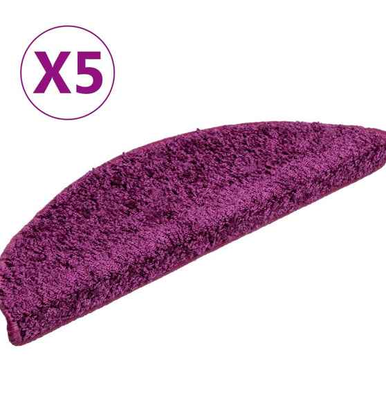 Stufenmatten 5 Stk. 56x17x3 cm Violett