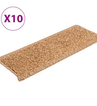 Stufenmatten 10 Stk. 65x21x4 cm Beige