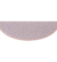 Treppenmatten Selbstklebend Sisal-Optik 15 Stk. 56x17x3 cm Rot