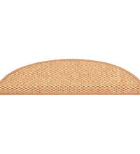 Treppenmatten Selbstklebend Sisal-Look 15 Stk. 56x17x3 cm Sisal