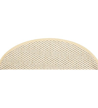 Treppenmatten Selbstklebend Sisal-Look 15 Stk. 56x17x3 Berber