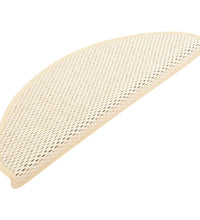 Treppenmatten Selbstklebend Sisal-Look 15 Stk. 65x21x4 Berber