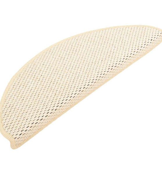 Treppenmatten Selbstklebend Sisal-Look 15 Stk. 65x21x4 Berber