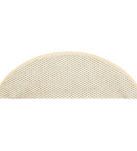 Treppenmatten Selbstklebend Sisal-Look 15 Stk. 65x21x4 Berber