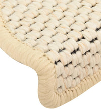 Treppenmatten Selbstklebend Sisal-Look 15 Stk. 65x21x4 Berber