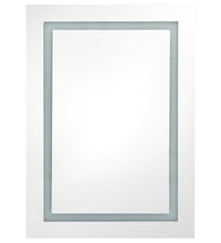 LED-Spiegelschrank fürs Bad Glänzend Schwarz 50x13x70 cm