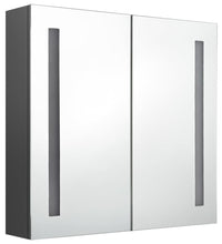 LED-Spiegelschrank fürs Bad Grau 62x14x60 cm