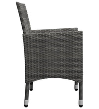 7-tlg. Garten-Essgruppe Grau