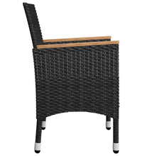 7-tlg. Garten-Essgruppe Schwarz