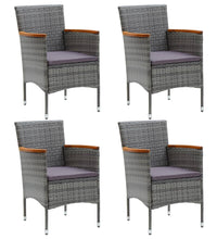 7-tlg. Garten-Essgruppe Grau