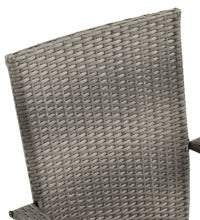 7-tlg. Garten-Essgruppe Grau