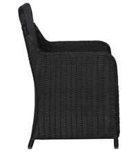 7-tlg. Garten-Essgruppe Schwarz