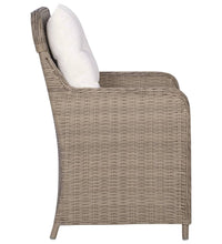 7-tlg. Garten-Essgruppe Braun