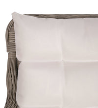 7-tlg. Garten-Essgruppe Braun