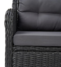 7-tlg. Garten-Essgruppe Schwarz