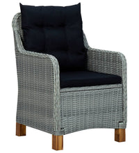 7-tlg. Garten-Essgruppe Hellgrau