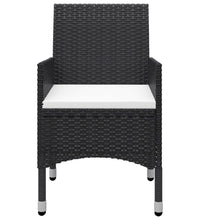 7-tlg. Garten-Essgruppe Schwarz