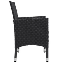 7-tlg. Garten-Essgruppe Schwarz