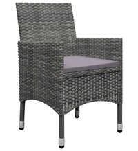 7-tlg. Garten-Essgruppe Grau