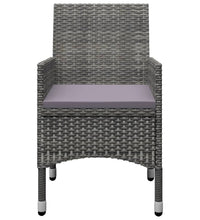 7-tlg. Garten-Essgruppe Grau