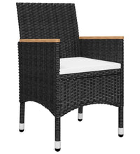 7-tlg. Garten-Essgruppe Schwarz