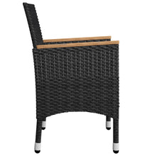 7-tlg. Garten-Essgruppe Schwarz