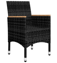 7-tlg. Garten-Essgruppe Schwarz