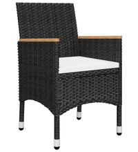 11-tlg. Garten-Essgruppe Schwarz