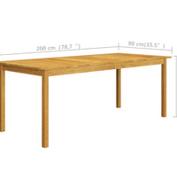 7-tlg. Garten-Essgruppe Schwarz