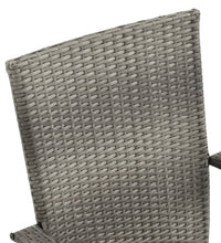 7-tlg. Garten-Essgruppe Grau