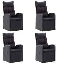 7-tlg. Garten-Essgruppe Schwarz