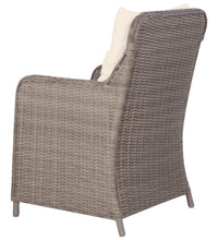 7-tlg. Garten-Essgruppe Braun