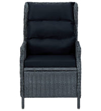 7-tlg. Garten-Essgruppe Dunkelgrau