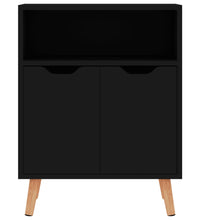 Sideboard Schwarz 60x30x72 cm Holzwerkstoff