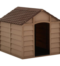 Hundehütte Braun 71x71,5x68 cm PP