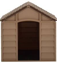 Hundehütte Braun 71x71,5x68 cm PP