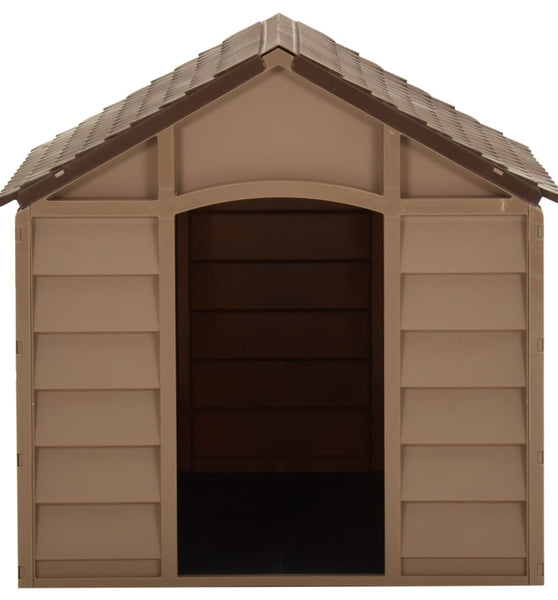 Hundehütte Braun 71x71,5x68 cm PP