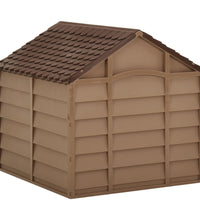 Hundehütte Braun 71x71,5x68 cm PP