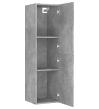 TV-Schrank Betongrau 30,5x30x110 cm Holzwerkstoff