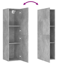 TV-Schrank Betongrau 30,5x30x110 cm Holzwerkstoff