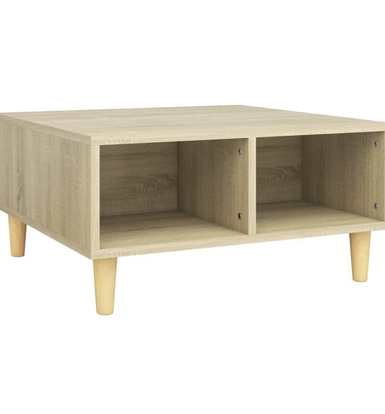 Couchtisch Sonoma-Eiche 60x60x30 cm Holzwerkstoff