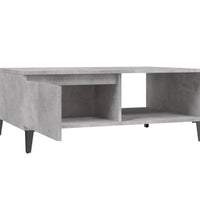 Couchtisch Betongrau 90x60x35 cm Holzwerkstoff