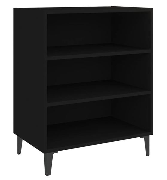 Sideboard Schwarz 57x35x70 cm Holzwerkstoff